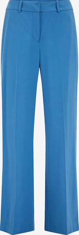 mėlyna WE Fashion Plačios klešnės Kelnės su kantu: priekis