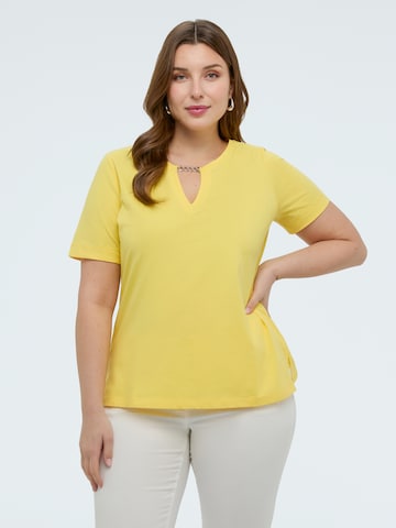 T-shirt Fiorella Rubino en jaune