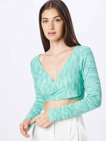 Gina Tricot - Camiseta 'Reggie' en verde: frente