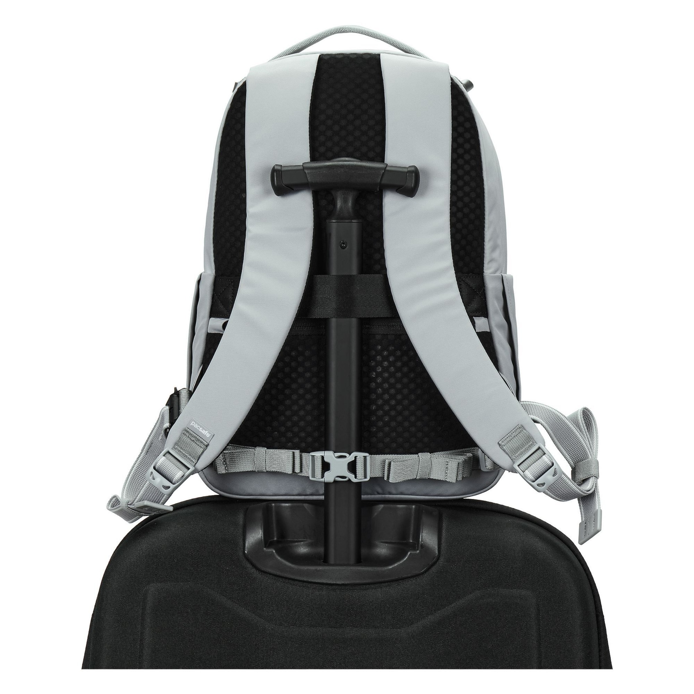 Pacsafe Rucksack 'Pacsafe V' in Grau