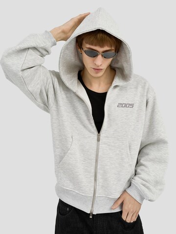 2005 Bluza rozpinana 'Heather Grey' w kolorze szary: przód