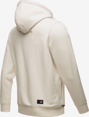 STONE HARBOUR Zip-Up Hoodie 'Billy Joy' in White