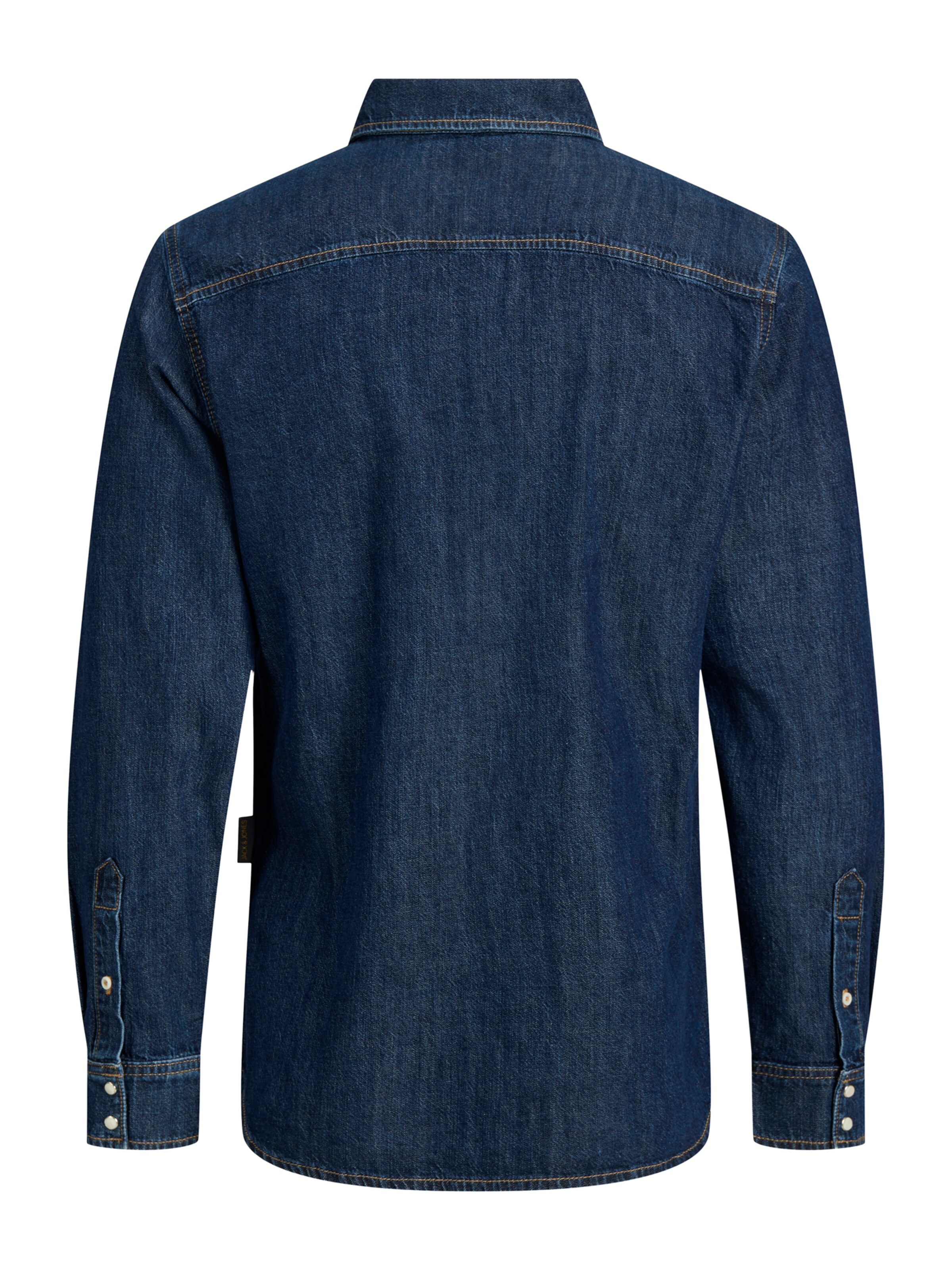 JACK & JONES - Slim Fit Camisa 'JJEWESTERN' em azul