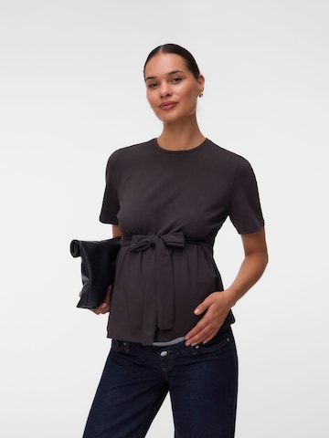 MAMALICIOUS Shirt in Brown: front