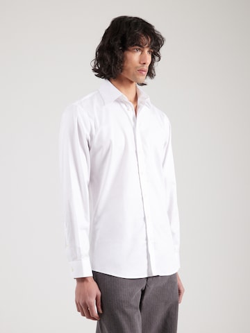 SELECTED HOMME Slim Fit Hemd 'SLHETHAN' in Weiß: Vorderseite
