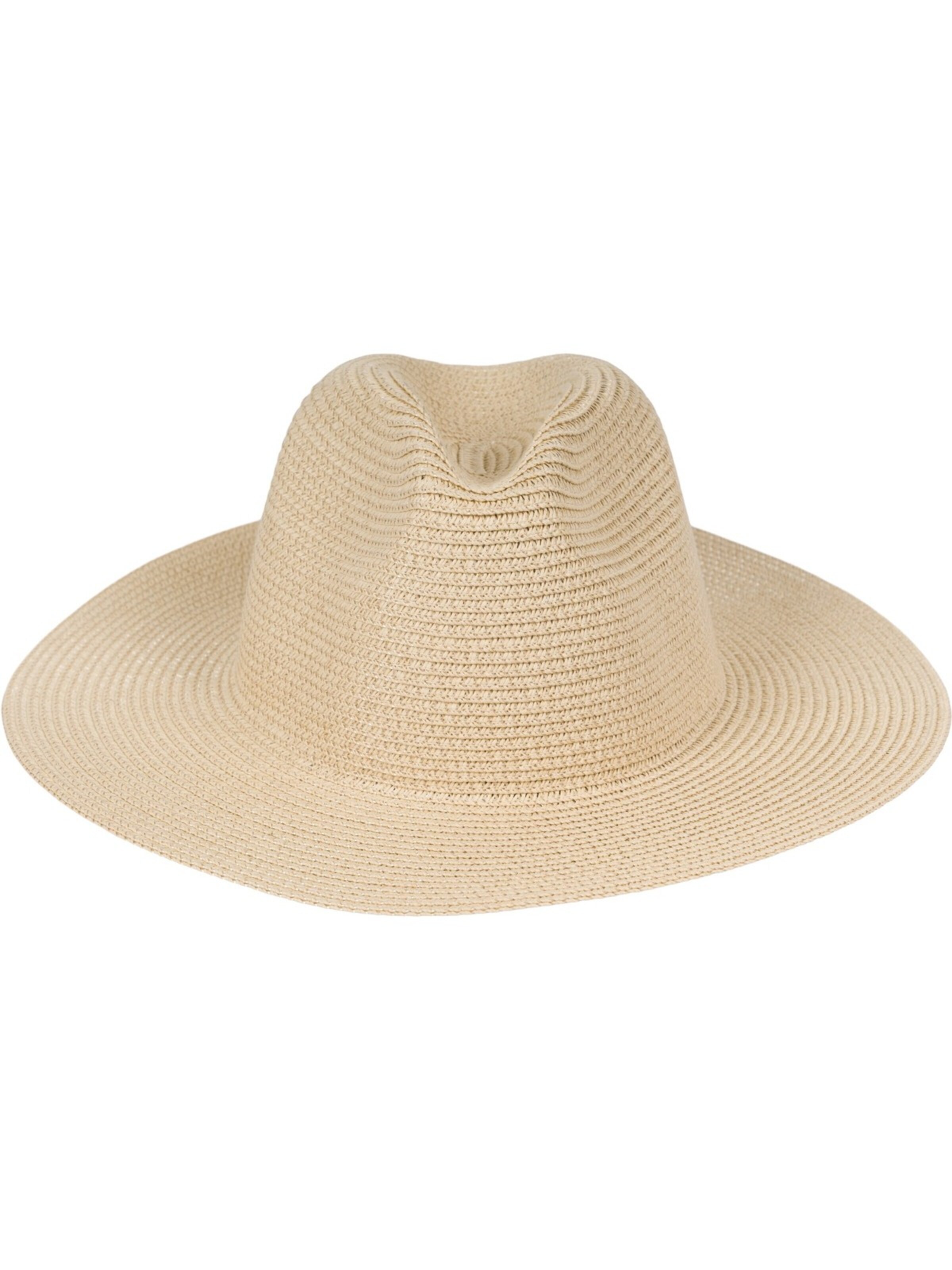 styleBREAKER Hut 'Panama Strohhut - Knautschhut'‌‌‌‌‌‌‌ in Beige: Vorderseite