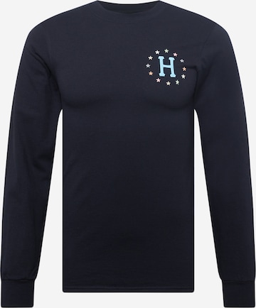 HUF - Camiseta 'PUFF GALAXIES' en negro: frente