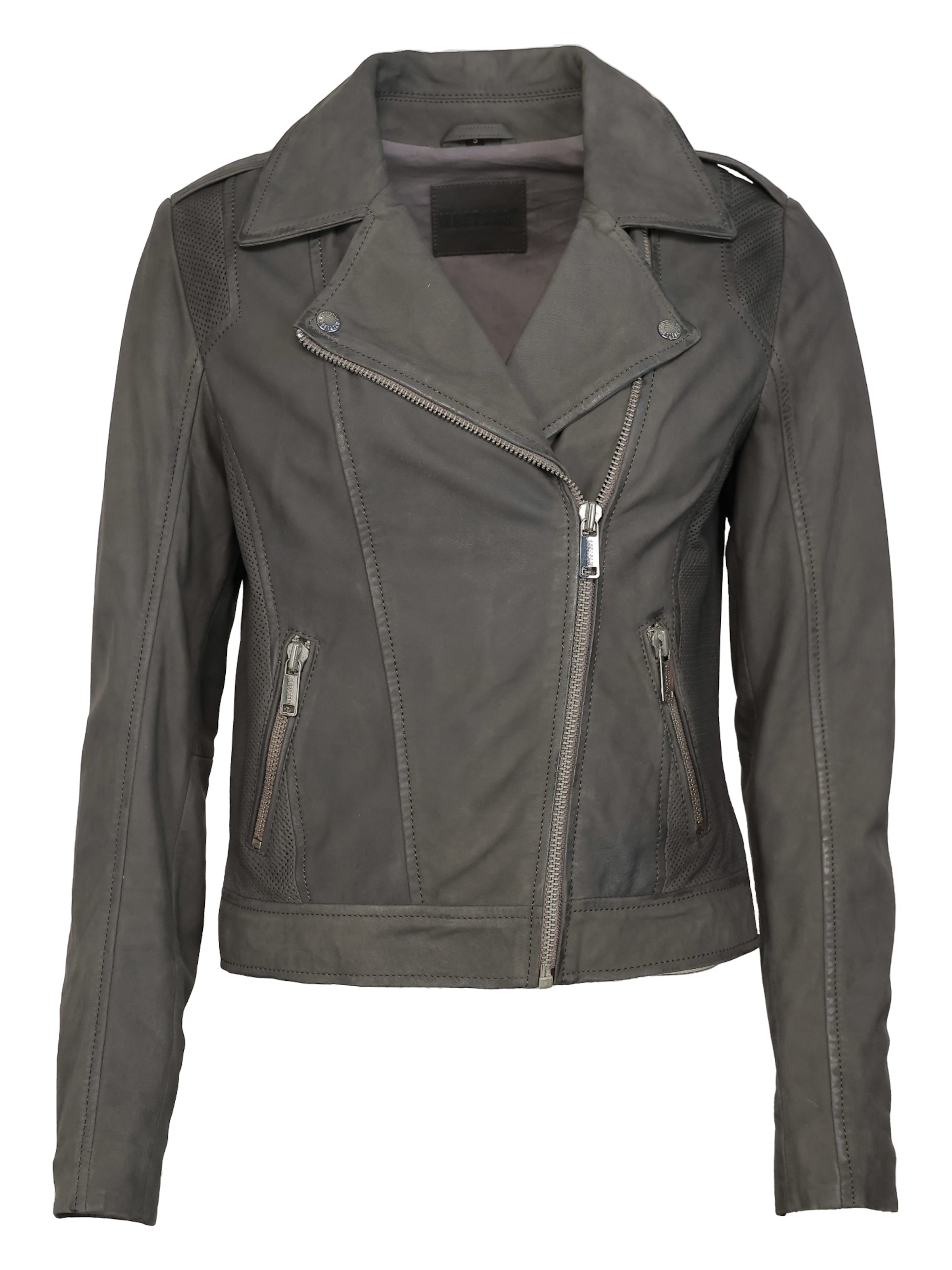 MUSTANG Between-Season Jacket in Grey: front