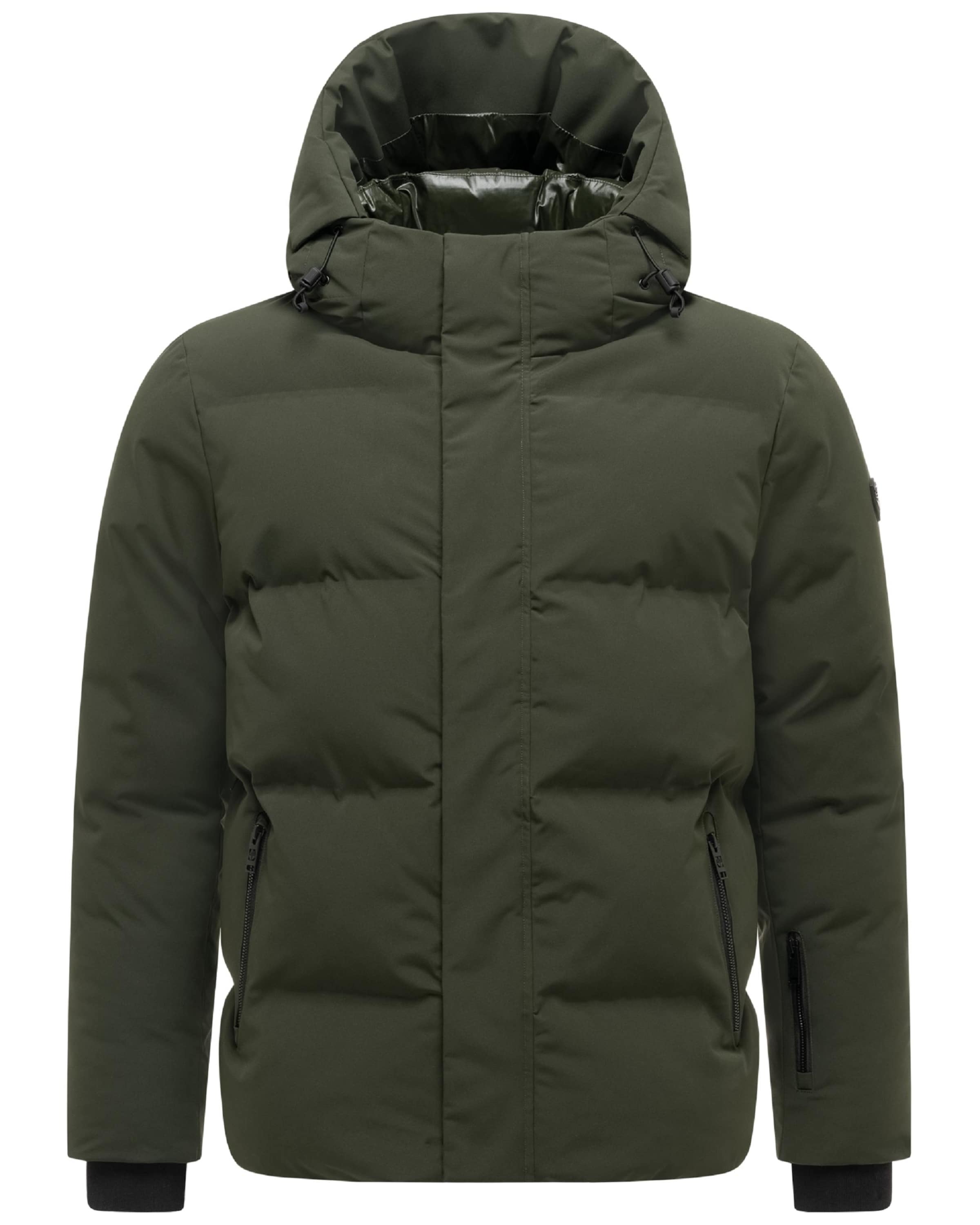 STONE HARBOUR Winterjas 'Nerioo XX' in Groen: voorkant