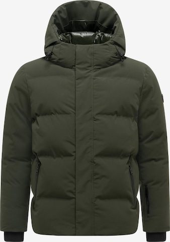 STONE HARBOUR Winterjas 'Nerioo XX' in Groen: voorkant