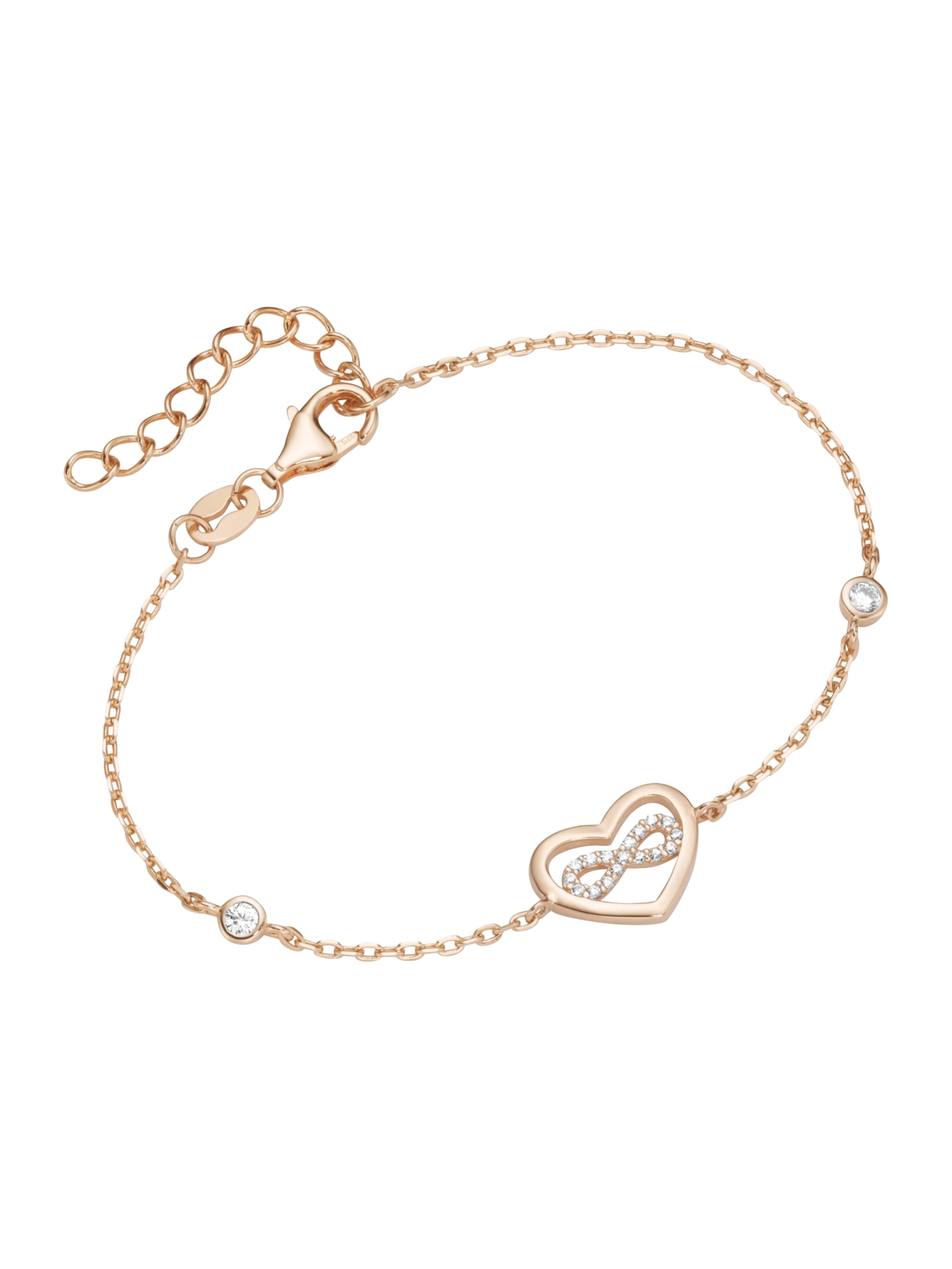 Smart Jewel Armband in de kleur Rose-goud / Transparant, Productweergave