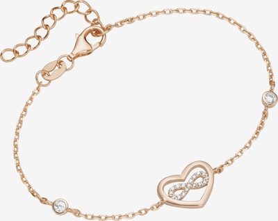 Smart Jewel Armband in 19 in rosegold / transparent, Produktansicht