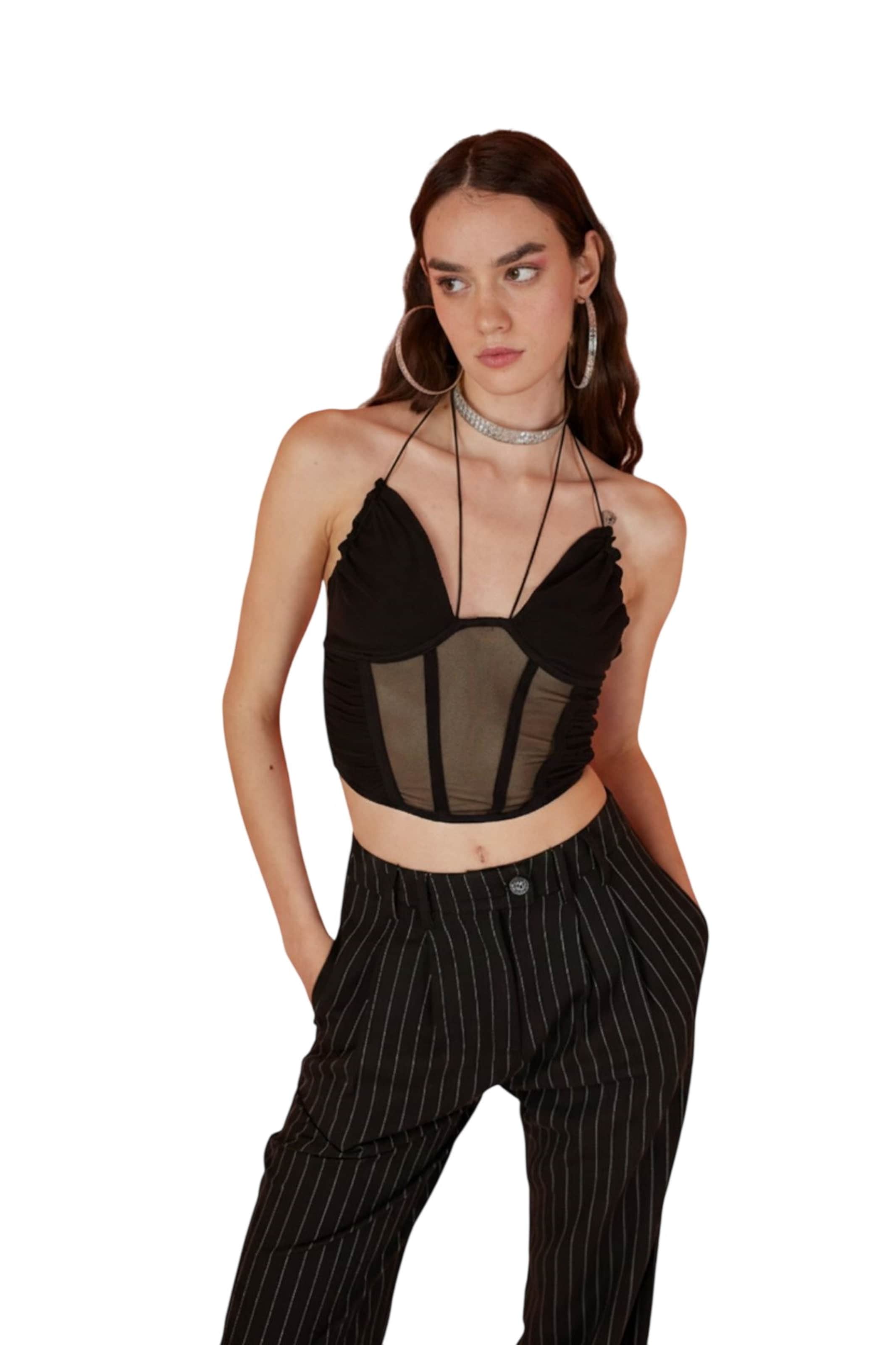 HOLLY LOLLY Top in Schwarz
