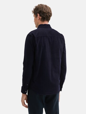 TOM TAILOR DENIM Regular fit Overhemd in Blauw