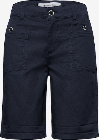 STREET ONE Pants in Blue: front