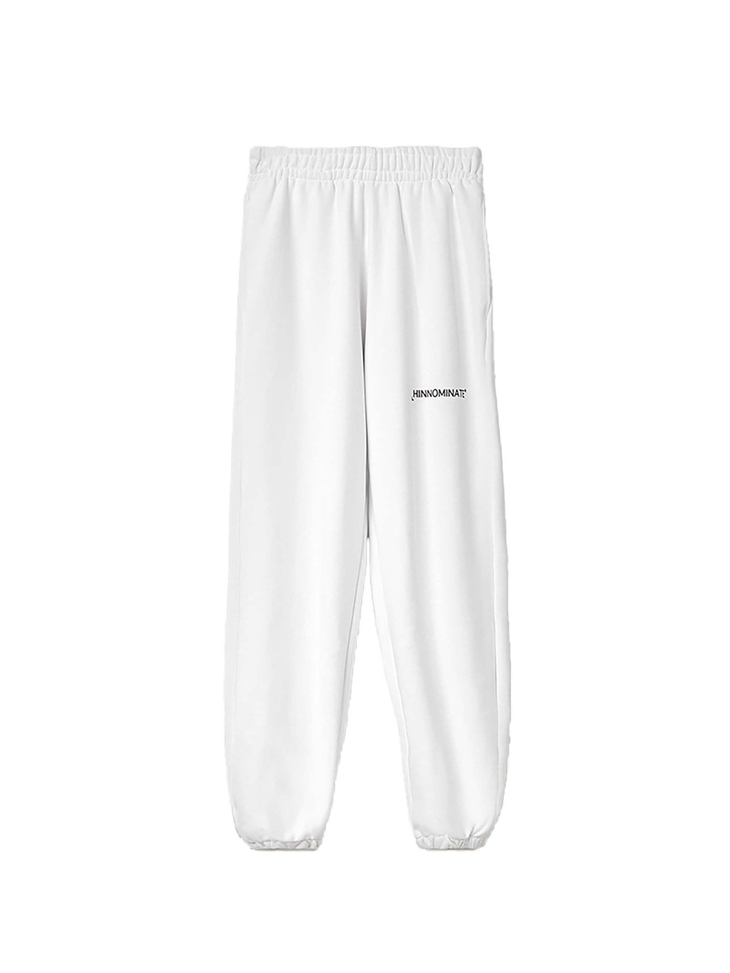 Effilé Pantalon HINNOMINATE en blanc : devant