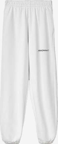 HINNOMINATE Tapered Broek in Wit: voorkant
