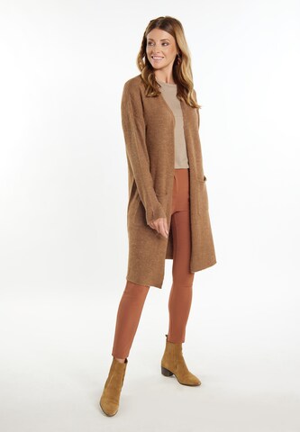 usha FESTIVAL Knit cardigan 'Carnea' in Brown