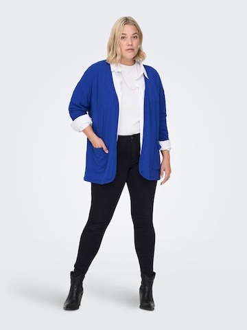 ONLY Carmakoma Knit Cardigan in Blue