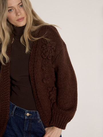 Cardigan bavarois ' ' Apricot en marron