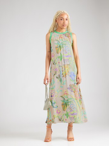 Robe Emily Van Den Bergh en beige : devant