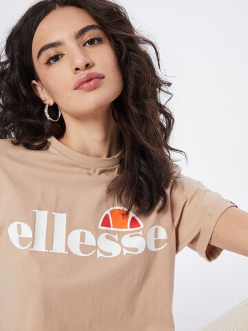 ELLESSE Tričko 'Alberta' – hnědá