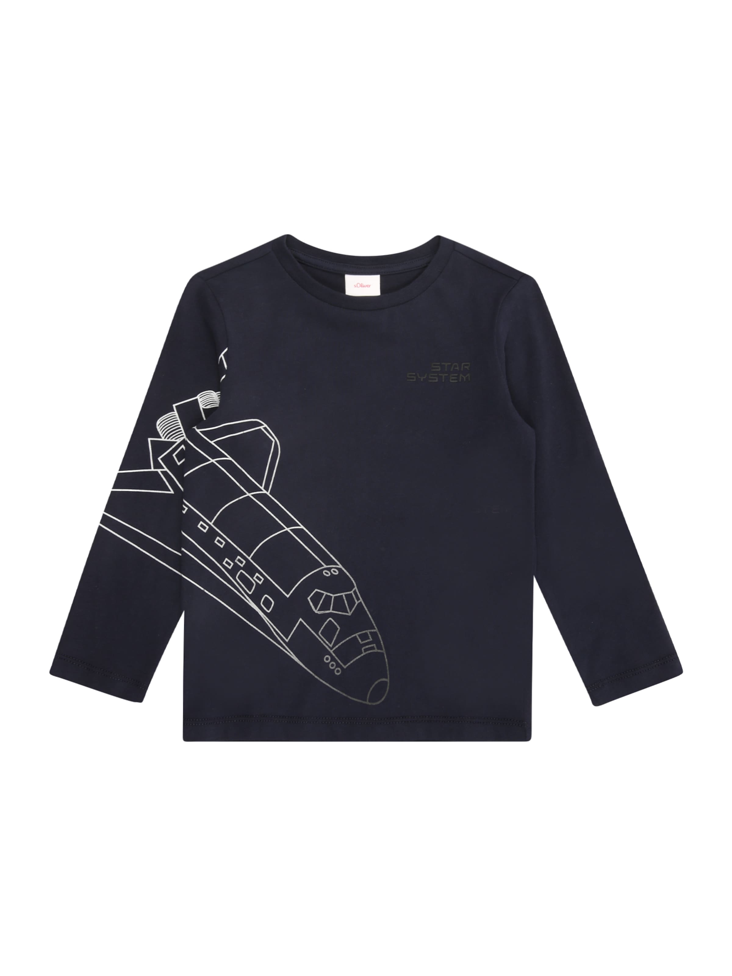 s.Oliver Shirt in Blauw: voorkant