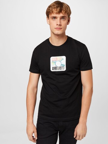 T-Shirt 'DIEGOR' DIESEL en noir : devant