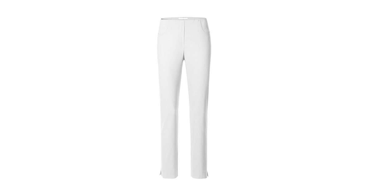 STEHMANN Stoffen broek met steekzakken, model 'LOLI' in wit online STEHMANN Stoffen broek met steekzakken, model 'LOLI' in wit online