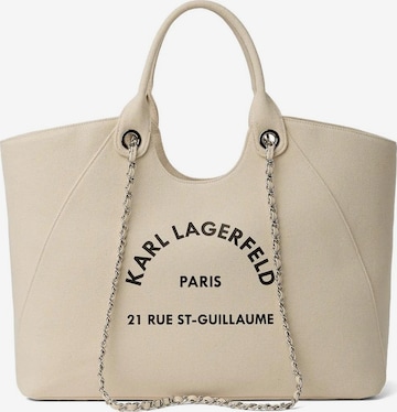 Karl Lagerfeld Ostoskassi 'Rue St-Guillaume' värissä beige: etupuoli