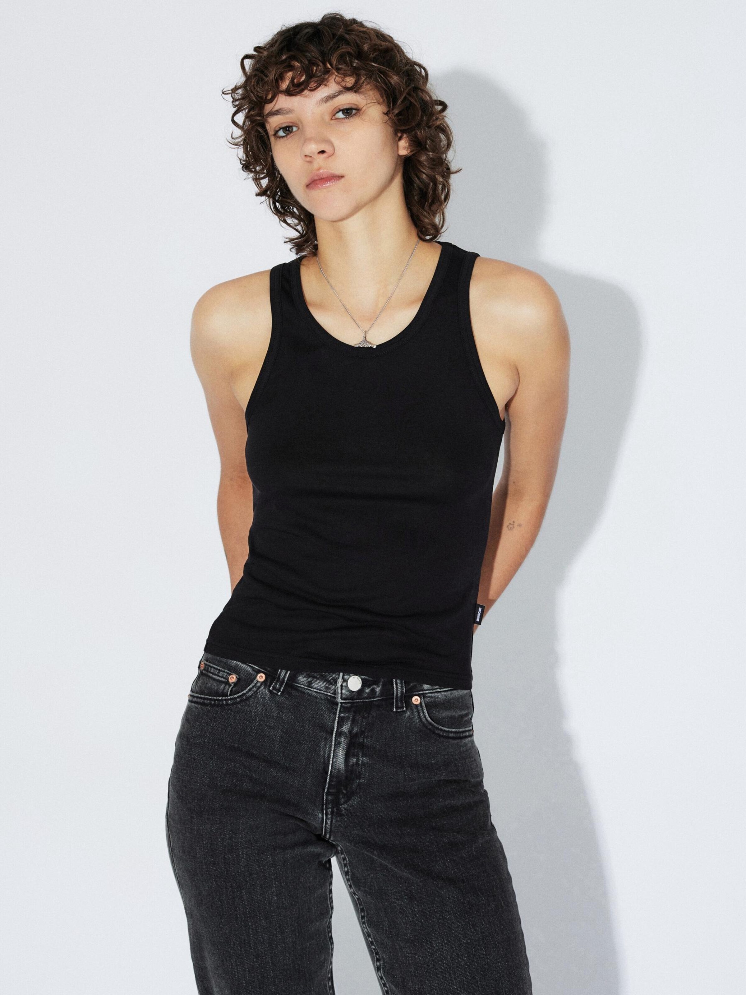 Dr. Denim Top 'Mella' in Black