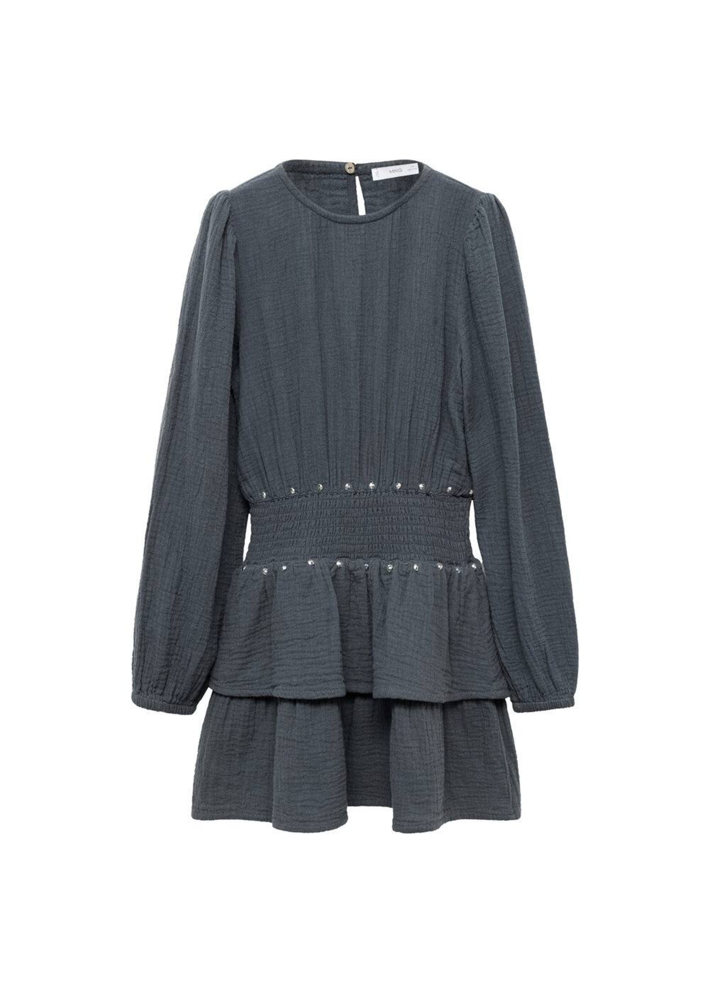 MANGO KIDS Dress 'Melissa' in Grey: front