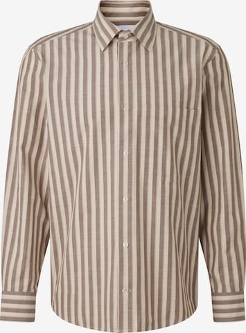 BOGNER Hemd 'Heiko' in Braun: Vorderseite