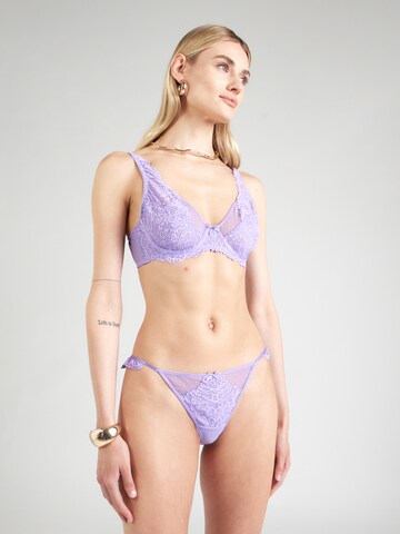 Hunkemöller String 'Posie' in Lila