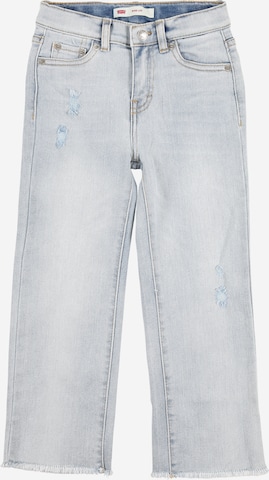 Levi's Kids Wide leg Jeans in Blauw: voorkant