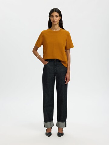 SELECTED Shirt 'SLFEssential' in Brown