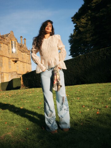 Next - Regular Calças de ganga 'National Trust x Next' em azul