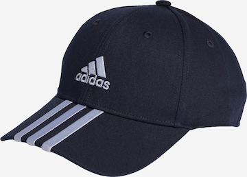 ADIDAS SPORTSWEAR Athletic Cap '3-Stripes' in Blue: front