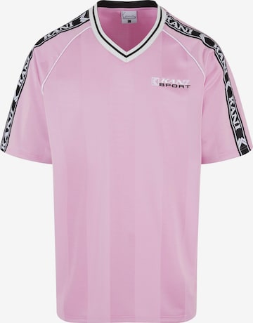 Karl Kani - Camisa em rosa: frente