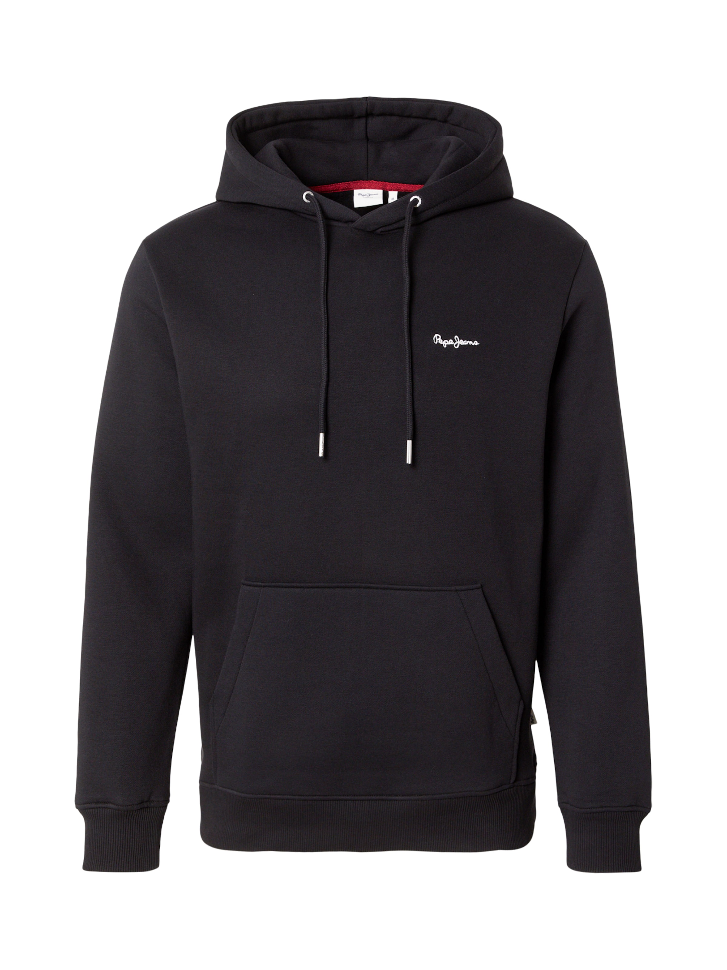 Pepe Jeans Μπλούζα φούτερ 'Griffin ' σε μαύρο: μπροστά