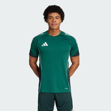 T-Shirt fonctionnel 'Tiro 25 Competition' ADIDAS PERFORMANCE en vert : devant