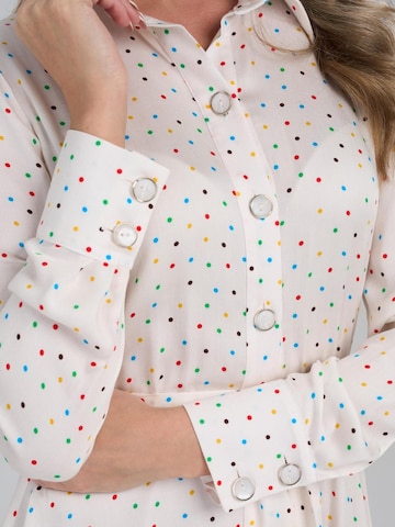 Couture de Marie Skjortklänning 'Viscose Shirt Dress – Raya' i vit