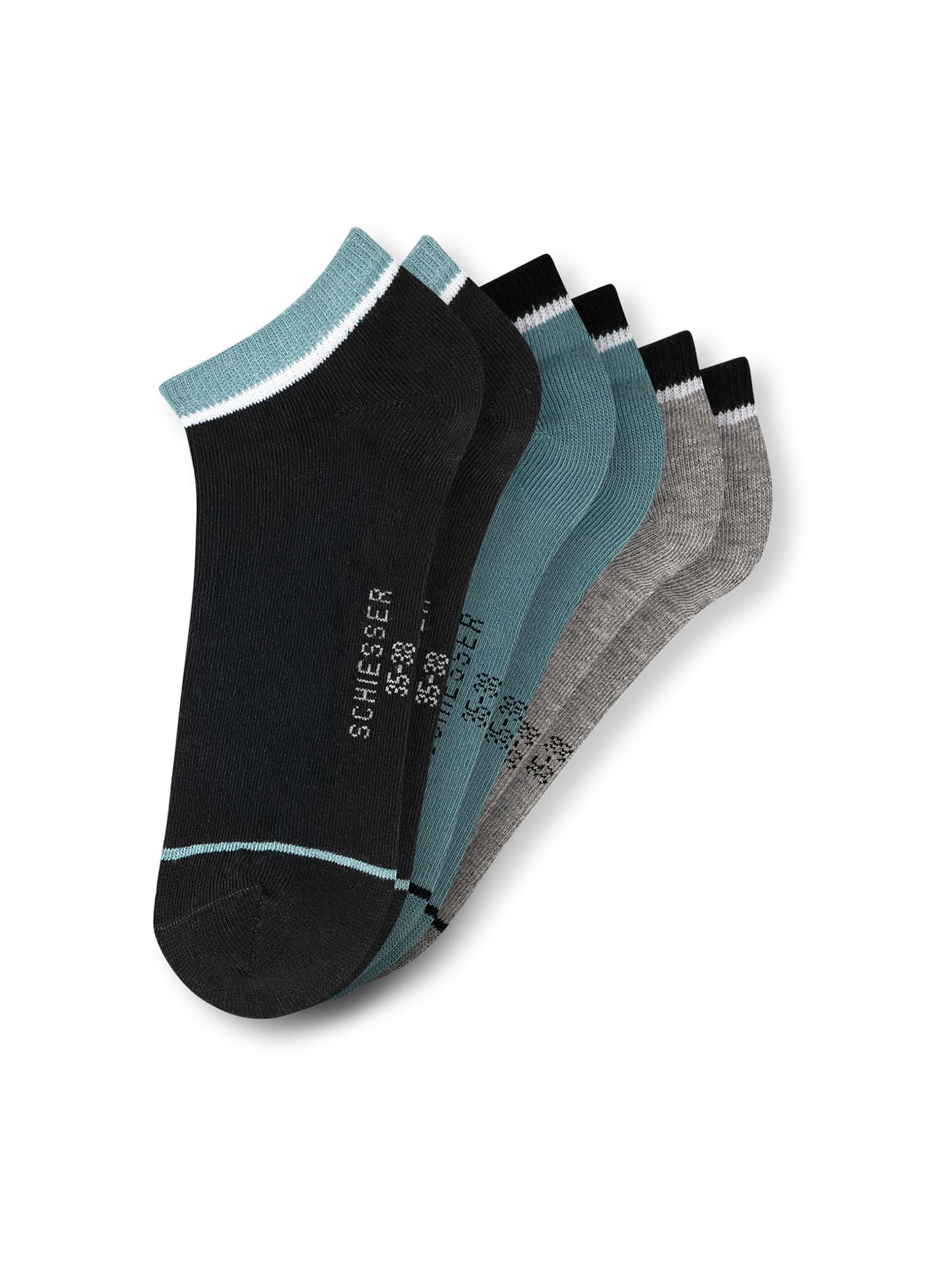 SCHIESSER Sneakersocken 'Legwear Kids' in Grau