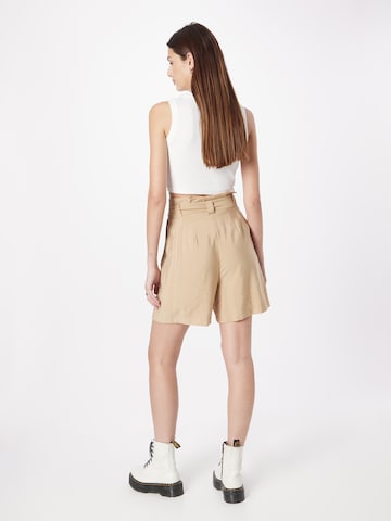 modström Regular Trousers with creases 'Christopher' in Beige