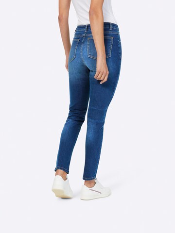 heine Regular Bundfaltenjeans in Blau