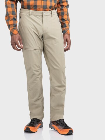 Schöffel Regular Hose ' Koper1 ' in Beige: Vorderseite