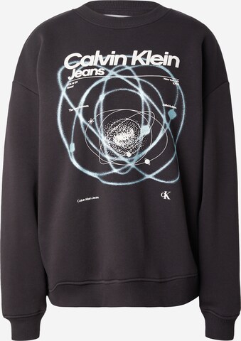 Calvin Klein Jeans Μπλούζα φούτερ 'GALAXY' σε μαύρο: μπροστά