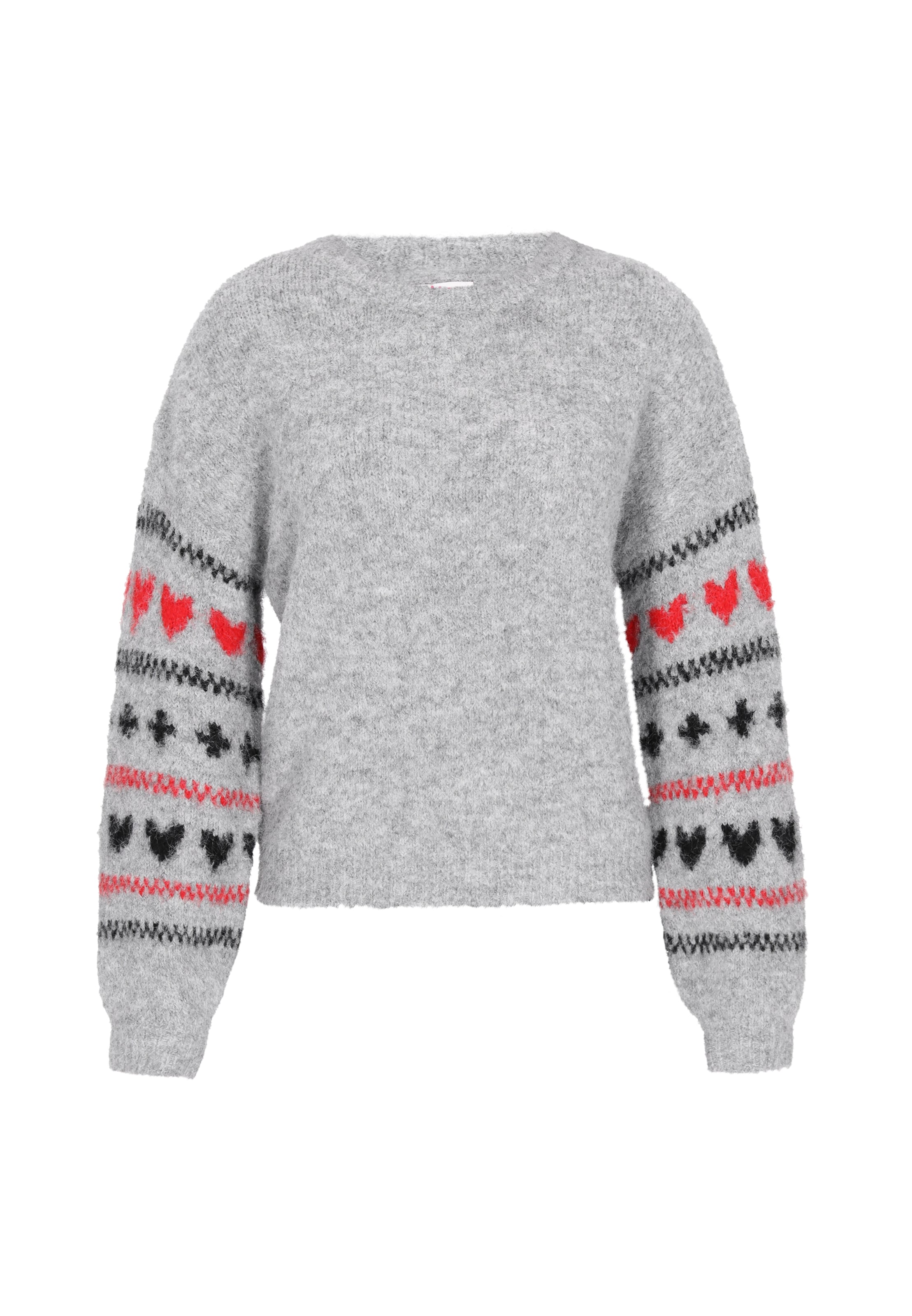 MYMO Pulóver 'Young Fashion' - szürke: elől