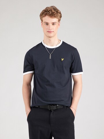 Lyle & Scott Shirt 'Ringer' in Blue: front