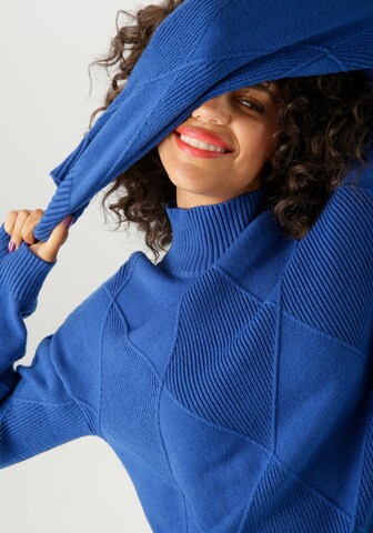 Aniston CASUAL Pullover in Blau